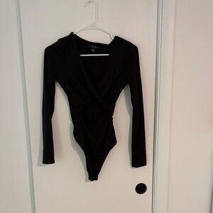 G/FORE Black Long Sleeve Bodysuit